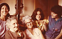 4 generations - Marian, Gran, Mother, Daughter, Sister