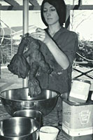 Marian at work, 1968